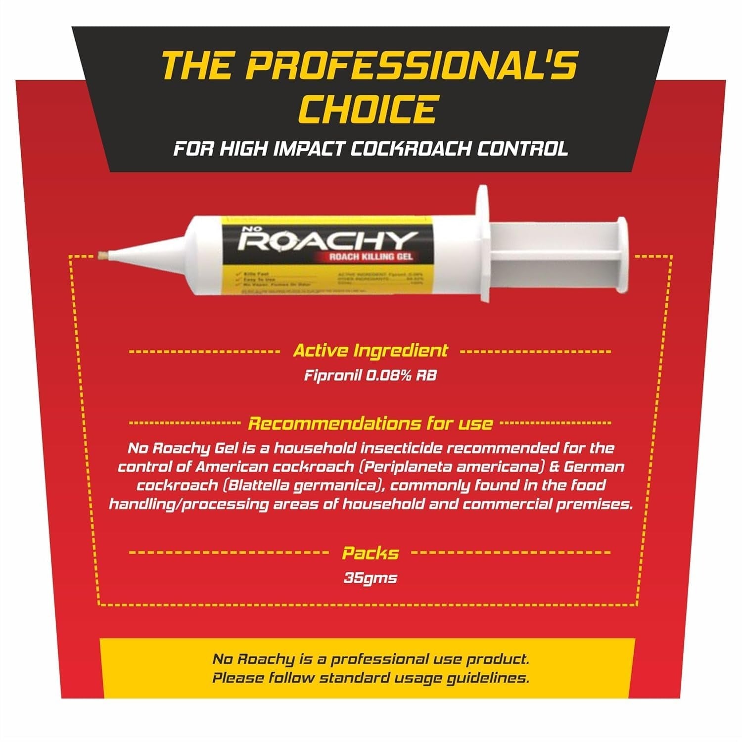 Noroachy Natural Cockroach Killer Bait for Kitchens-6 Month Combo, Bathrooms & Cabinets, Outdoor & Indoor - All in One Solution (6 Month Combo)